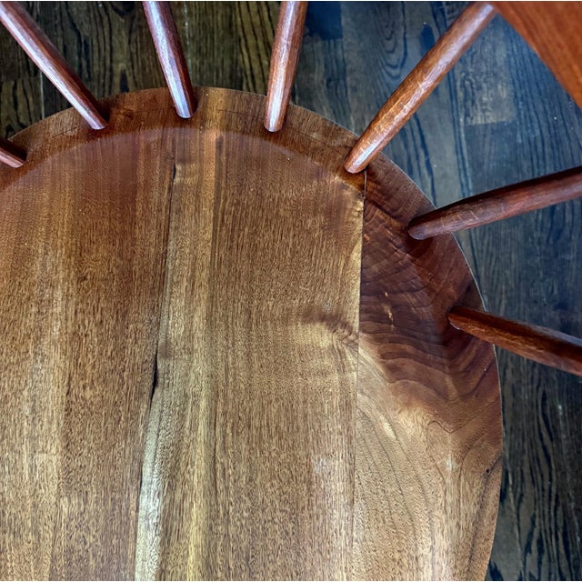 Set of Four Captain Chairs by George Nakashima For Sale - Image 10 of 17