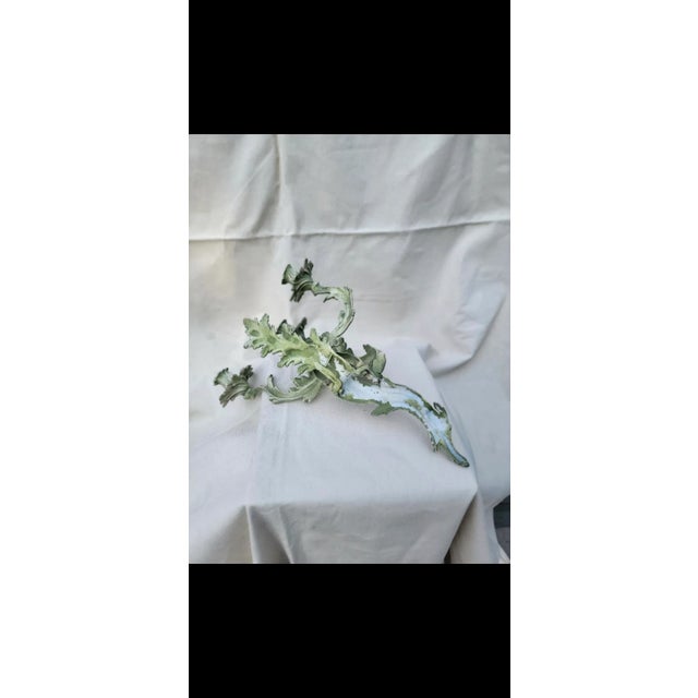 Wrought Iron Rococo Wall Sconces For Sale - Image 4 of 6