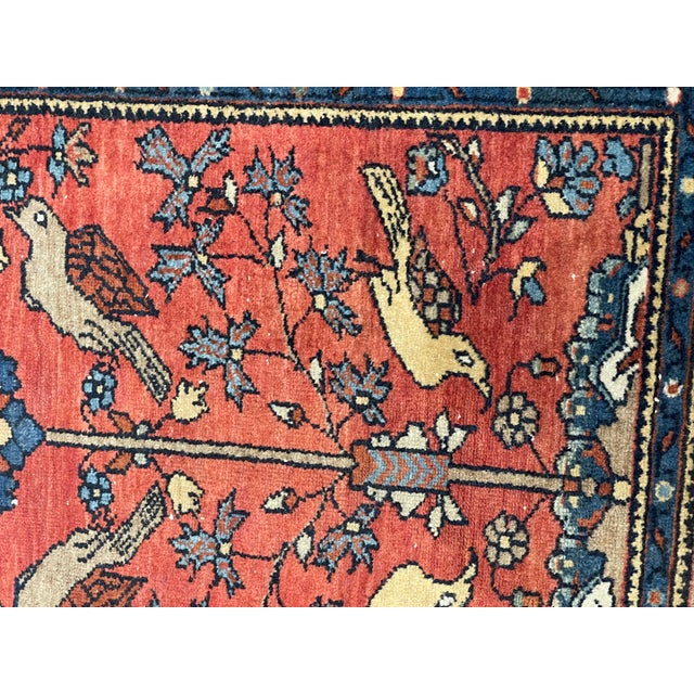 Late 19th Century Fine Antique Persian Malayer Wool Rug 3’0" X 5’0" For Sale - Image 5 of 10