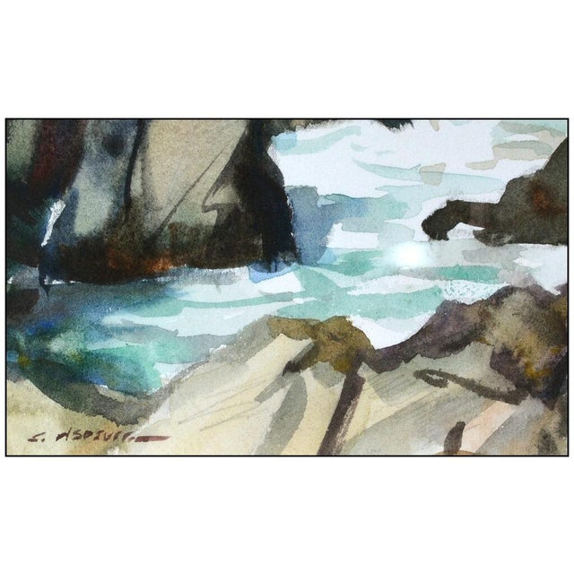 Late 20th Century Pebble Beach Painting, Clyde Aspevig For Sale - Image 4 of 5