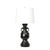 Mid-Century Modern Pair of Mid-Century Iron Dragon Amphora Chinoiserie Table Lamps W/ Ring Details For Sale - Image 3 of 15