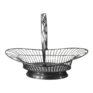 Antique Late 18th Century English George III Old Sheffield Silver Bread Basket