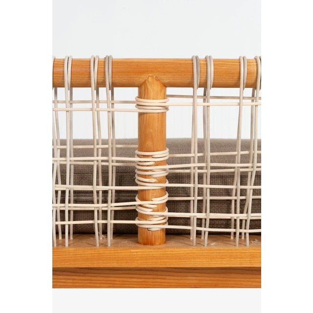 Karl Springer for Karl Springer, LTD Dowelwood Sofa1980c. For Sale - Image 18 of 18