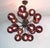 21st Century Diciotto Bronze Amethyst Bubbles Murano Sputnik Chandelier by Fabio LTD For Sale - Image 6 of 7