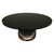 Art Deco "Sparrow" Round Table With Stainless Steel, Bronze Details, Handmade For Sale - Image 3 of 7