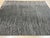 Gray 9x12 Tessa Maya Gray Solid Field Geometric Modern Hand Knotted Wool Carpet Rug For Sale - Image 8 of 8