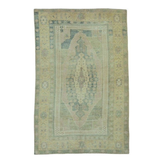 Turkish Vintage Rug 4'5" x 7' #20822 For Sale