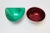 Set of Two Mid-Century Reed and Barton "Color Clad" Green and Ruby Red Silver-Plated Bowls For Sale - Image 13 of 13