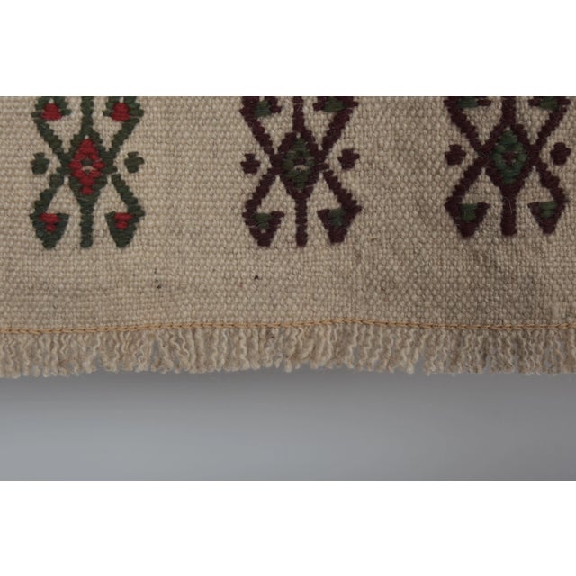 Handwoven Turkish Petite Kilim Rug 3'9'' X 5' For Sale - Image 9 of 13