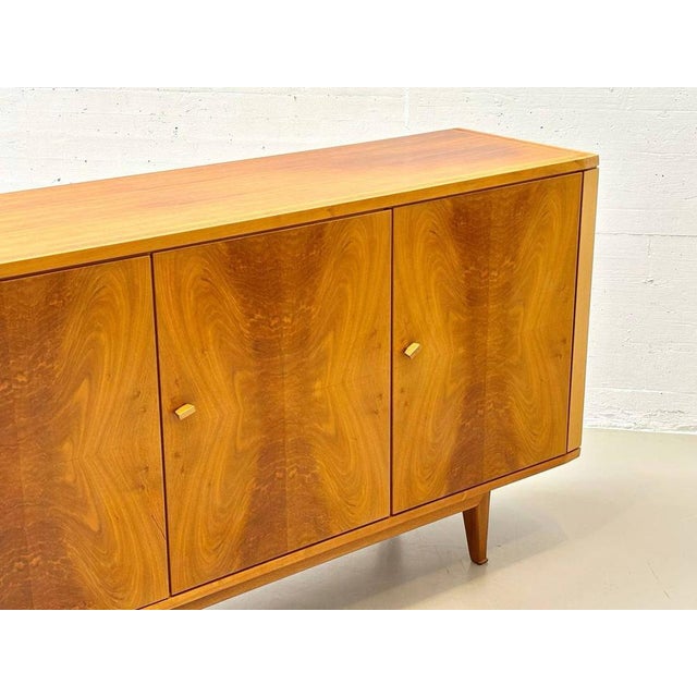 Brown Walnut Sideboard, 1950s For Sale - Image 10 of 18