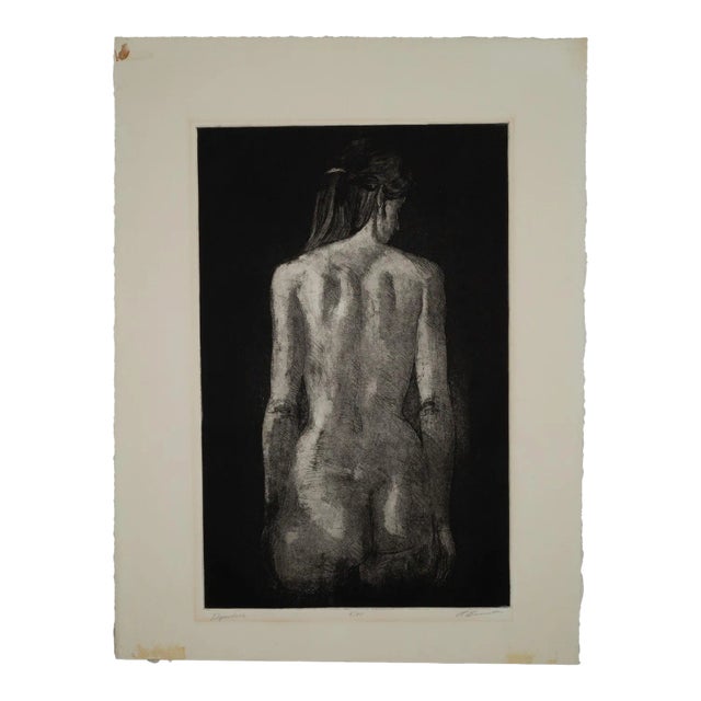 Richard M. Bennett, Departure, Limited Edition Lithograph Signed For Sale