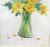 1970s Vintage Original E. G. Bengert Watercolor Painting of Wildflowers in a Vase For Sale - Image 5 of 8