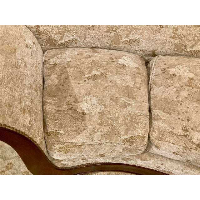 French French Demi Lune Settee For Sale - Image 3 of 6