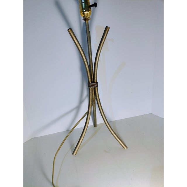 1960s 1960s Mid-Century Modern Gilt Brass Table Lamp For Sale - Image 5 of 8