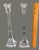Glass Late 20th Century Elegant Pair Villeroy & Boch Crystal Candle Sticks 12'' High Marked For Sale - Image 7 of 8