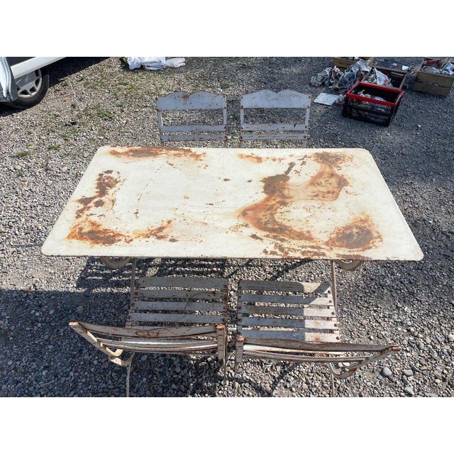 Wrought Iron Garden Furniture, 1900 For Sale - Image 6 of 10