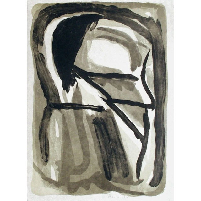 Bram VAN VELDE MP 243 BIS 1976 lithograph on Japan paper signed in pencil published by : Jacques Putman printed by :...