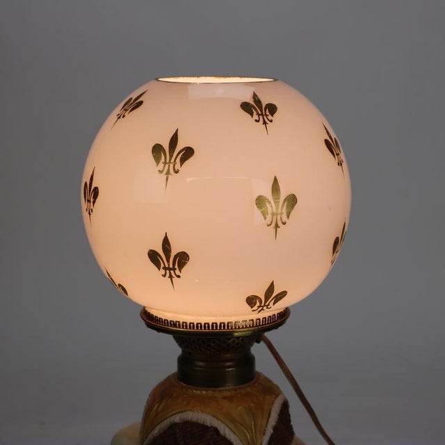 Antique Ernst Wahliss Austrian Amphora Figural Elephant Porcelain Lamp C1920 For Sale - Image 4 of 9