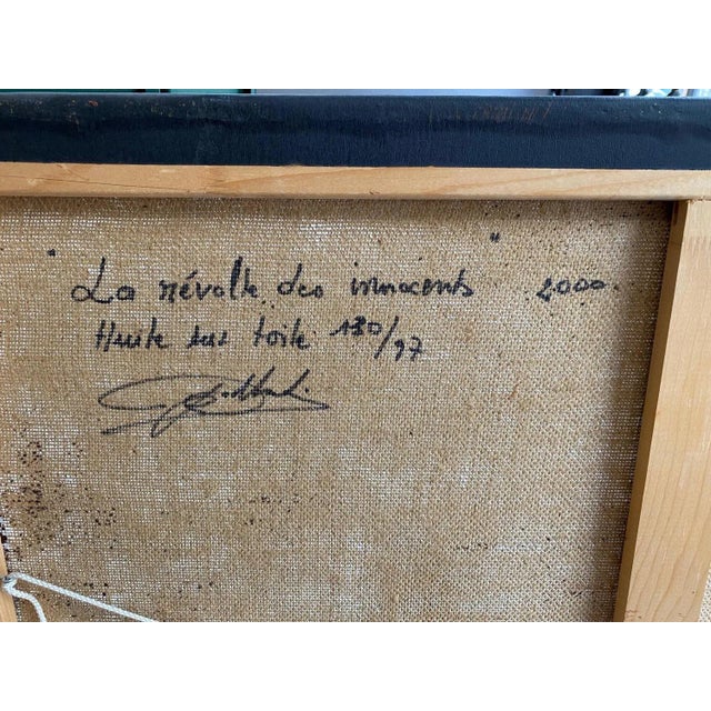 2000 - 2009 Gilbert Pauli, The Revolt of the Innocents, Oil on Canvas, 2000 For Sale - Image 5 of 7