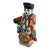 Vintage Portuguese Faianças Santana Toby-Style Character Pitcher For Sale