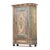 Folk Art Rustic Farmhouse Painted Bridal Cabinet, 1798 For Sale - Image 4 of 14