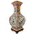 Ceramic Vintage Chinese Famille Rose Petite Square Baluster Vases With Removable Stands - Pair For Sale - Image 7 of 18