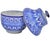 Early 20th Century Handcrafted Blue Moorish-Patterned Ceramic Art Vase For Sale - Image 9 of 13