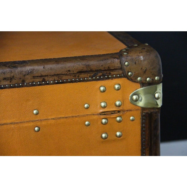 Vintage Orange Trunk from Louis Vuitton, 1905 For Sale - Image 12 of 18