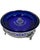 Vintage Ritz Paris Cobalt Blue Glass Dish Silver Stand Hotel Ashtray France For Sale In Washington DC - Image 6 of 11