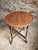 Wood Mid-Century Round Bamboo and Wood Side Table, 1960s For Sale - Image 7 of 11