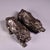 Metal Pair of Antique Silver-Plated Guardian Lion Figurines, 2000g Total, High Relief For Sale - Image 7 of 10