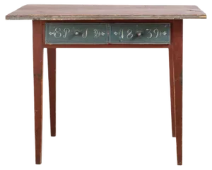 Double Drawer Writers Table