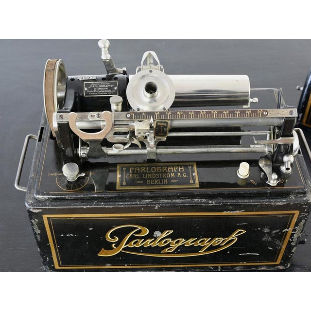 Black Parlograph from Patent Lindström Inc. For Sale - Image 8 of 11