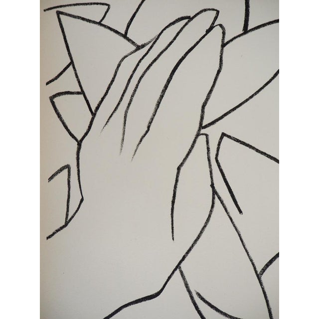 Modern Françoise Gilot, L'homme camouflé, Lithograph For Sale - Image 3 of 4