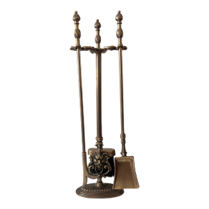 Craftsman Fireplace Tool Set From the Hearth Collection - The Tiffany Design