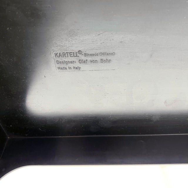 Black Modular Shelf by Olaf Von Bohr for Kartell, 1970s For Sale - Image 10 of 11