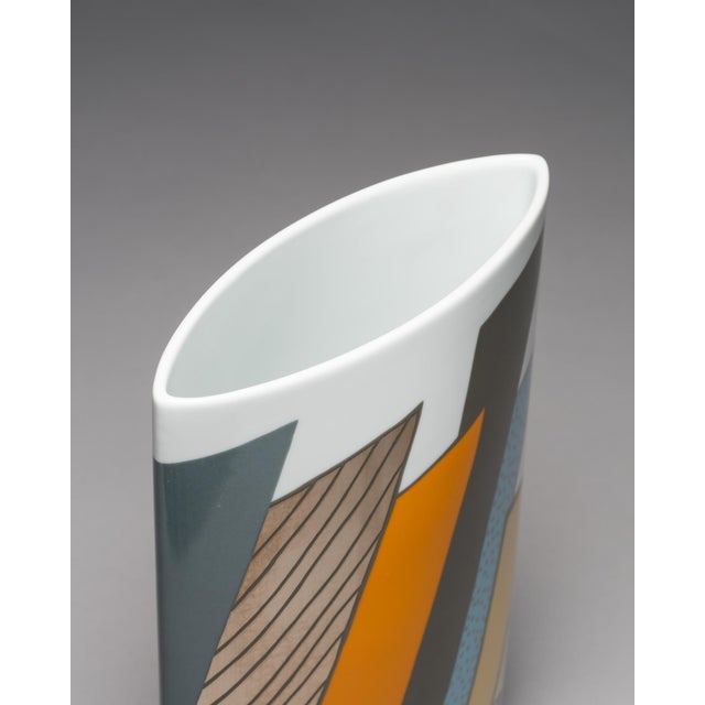 Debut Porcelain Vase by Michael Boehm and Rosemonde Nairac for Rosenthal, 1990s, Set of 2 For Sale - Image 10 of 16