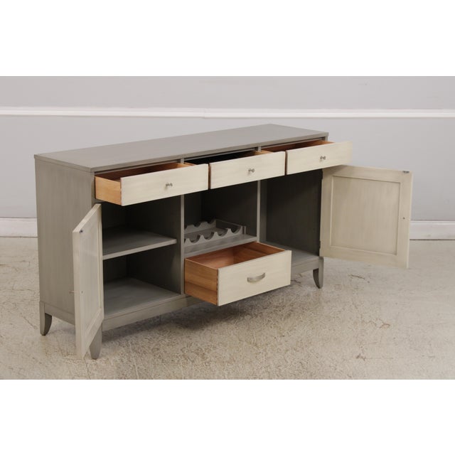 2010s Henkel Harris Model #467 Paint Decorated Bar Server For Sale - Image 5 of 18