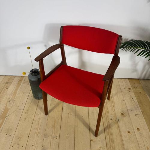 Mid-Century Modern Danish Teak Armchair, 1960 For Sale - Image 3 of 7