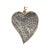 This is part of Chairish’s Fine Jewelry assortment. A fine 14K gold pendant in the form of a heart. The heart has a gold...