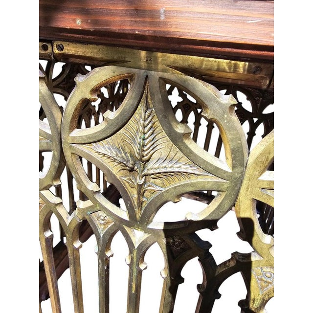 19th Century Neo-Gothic Pedestal, 1890s For Sale - Image 9 of 18