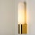 1970s Opaque Glass and Brass Wall Light by Limburg, Germany, 1970s For Sale - Image 5 of 13