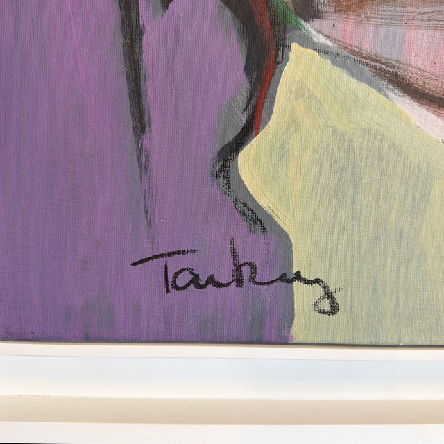 Late 20th Century Itzchak Tarkay Original Oil on Canvas For Sale In West Palm - Image 6 of 11