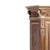 Furniture - Cabinet - 19th Century. 19th century Europe; two-part carved wooden cabinet; painted and gilded. Upper part...