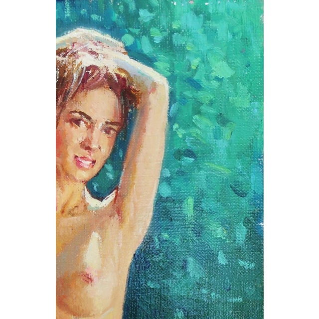 Realism Nude Woman Oil Painting, Erotic Art, Ukrainian Artist 30-20 For Sale - Image 3 of 6