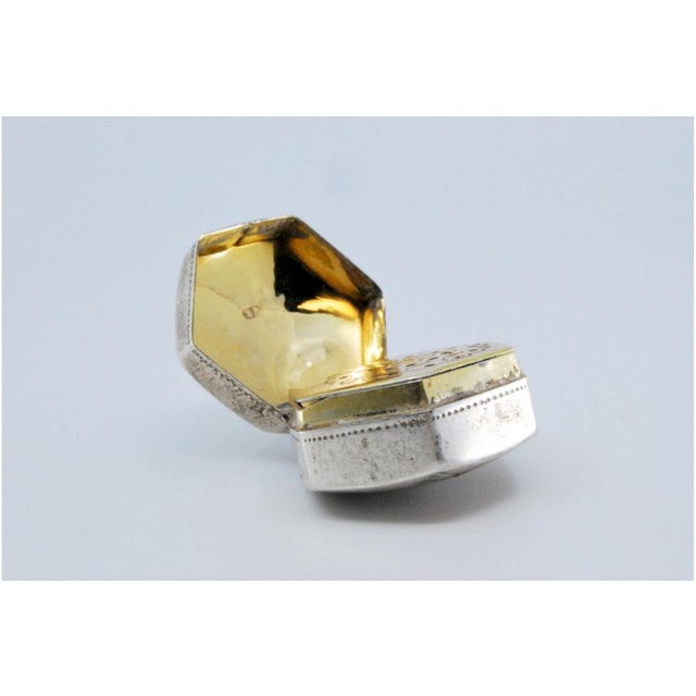 Metal Vinaigrette Box in Gold and Paw For Sale - Image 7 of 11