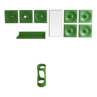 Quadro Wall Wardrobe Set by Jürgen Lange for Schönbuch, Set of 10 For Sale