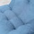 Vintage Lounge Chairs with Coffee Table in Blue Fabric, 1970s, Set of 3 For Sale - Image 12 of 13
