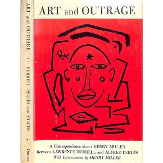 "Art and Outrage: A Correspondence About Henry Miller" 1961 For Sale