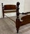 American Vintage Full Size Solid Pine Cannonball Poster Bed For Sale - Image 3 of 9